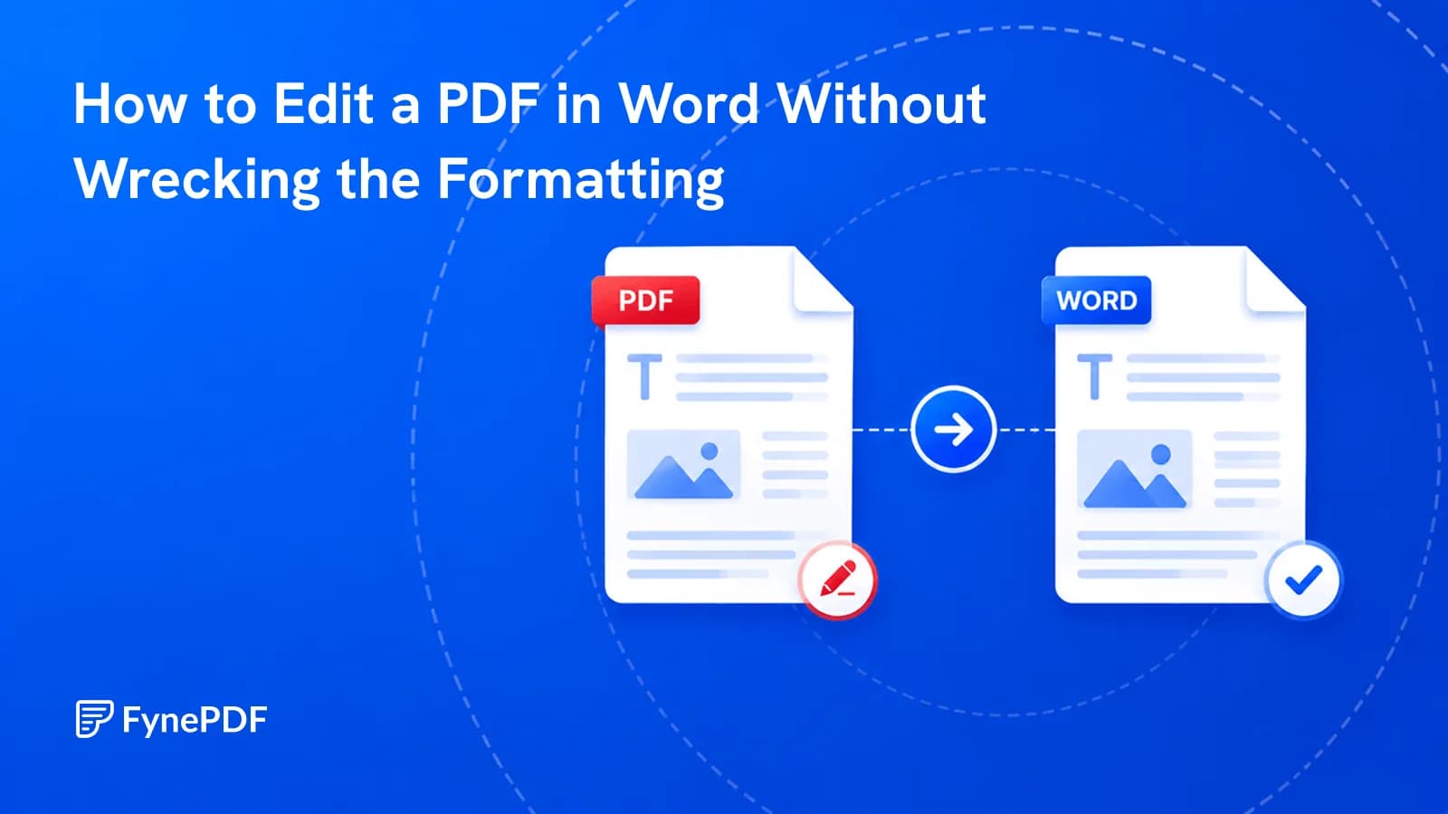 PDF converting into an editable Word document with headings, text and images preserved.