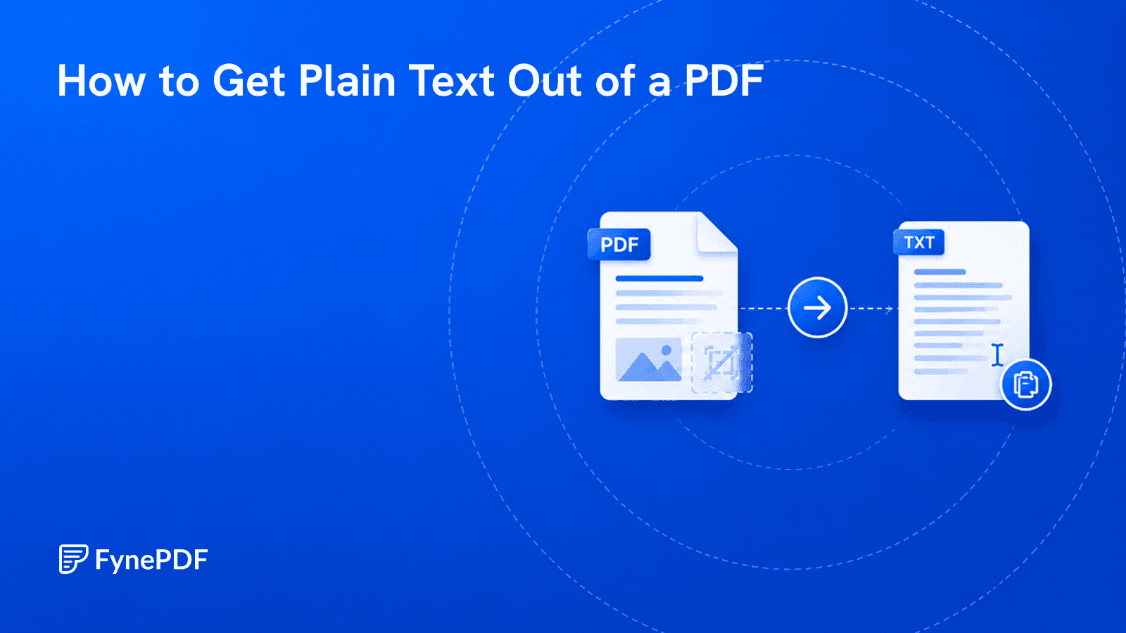 PDF converting into a plain TXT file with selectable copyable text.