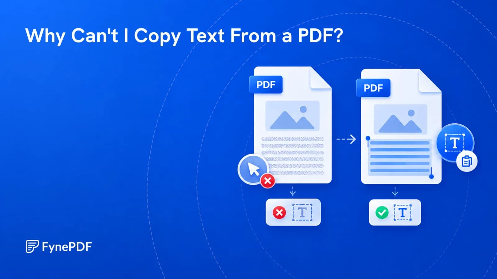 PDF refusing text selection beside a second PDF where text is selectable and can be copied.